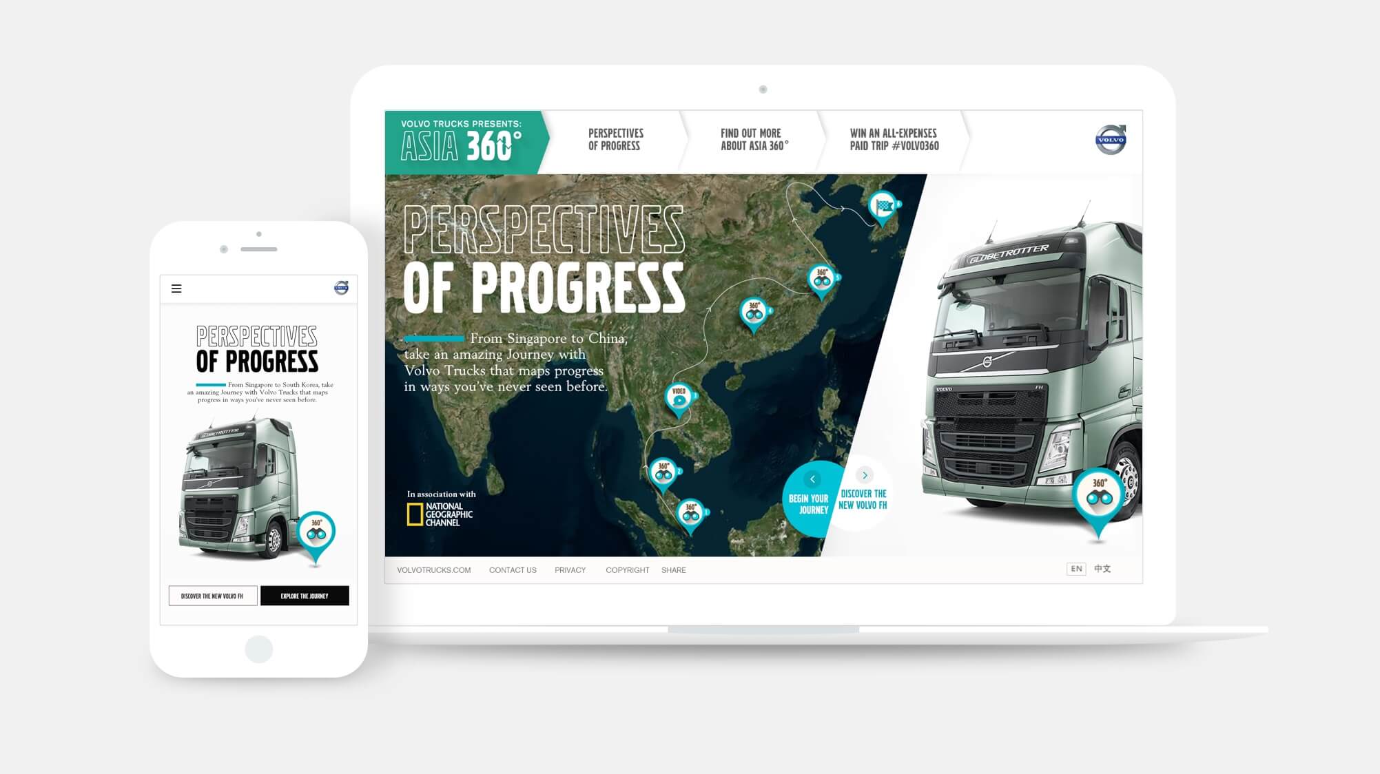 Volvo 360 – homepage